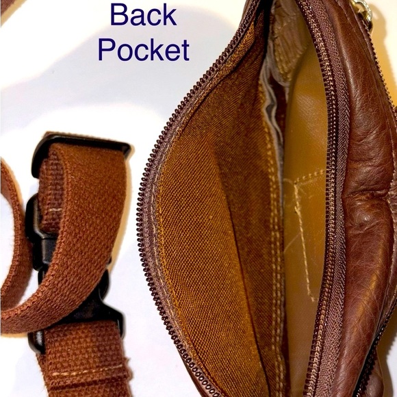 Coronado Men's Brown Leather Belt Bag - Picture 6 of 14